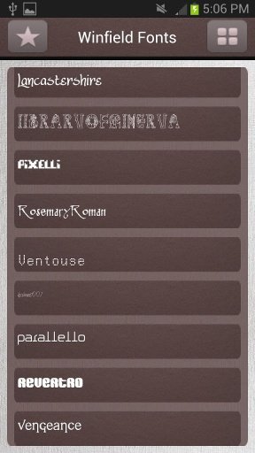 Winfield Fonts Style截图3