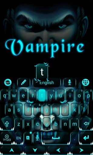 Vampire GO Keyboard Theme截图4