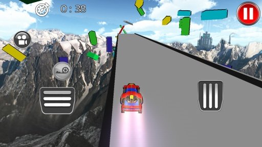 Rocket Car Race 3D Pro截图2