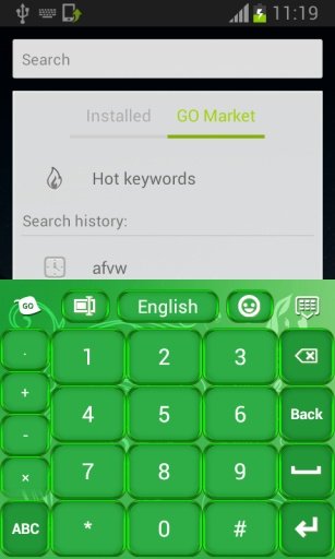 绿色自然键盘截图5