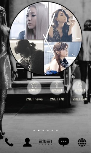 2NE1 MISSING YOU dodol theme截图8