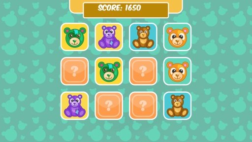 Kids Memory Games – Teddy Bear截图4