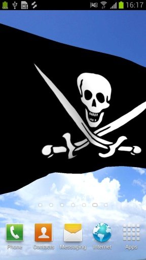 Pirate Flag Live Wallpaper截图1