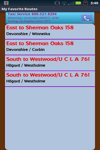 L.A. Metro Bus Schedule截图1