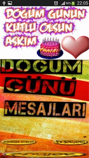 YAŞ GÜNÜ KUTLAMA MESAJLARI截图3