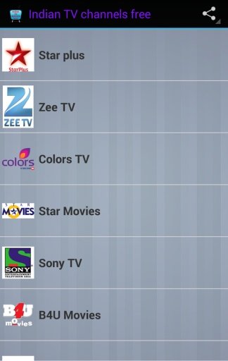 Indian TV Channels free截图3