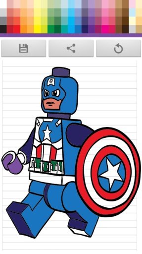 Coloring Super hero截图3