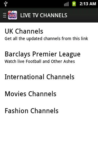 UK TV -Barclays Premier League截图1