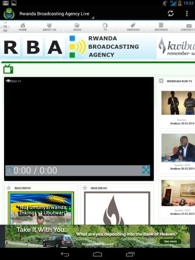 Rwanda TV live stream截图2