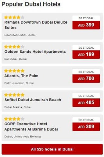 Dubai Hotel Booking 80% Off截图6