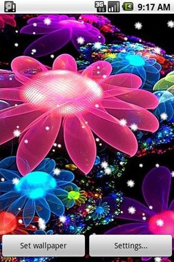 4D Flowers Live Wallpaper截图7