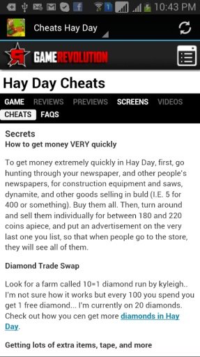 Hay Day: The Best Cheats截图5