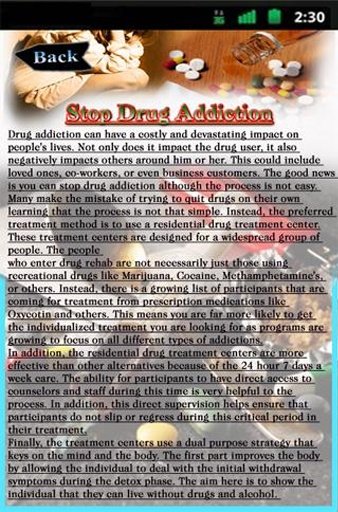 Stop Drug Addiction截图4