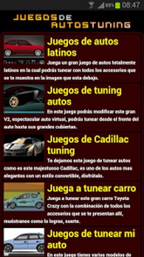 Juegos de autos tuning截图2