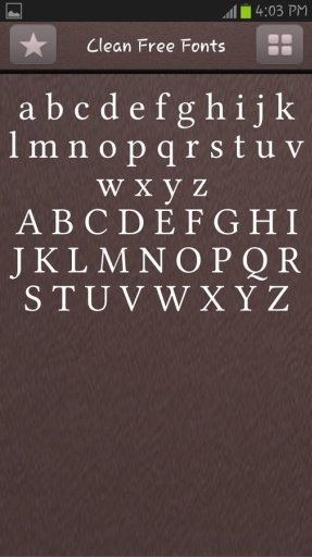 Clean Free Fonts Style截图7