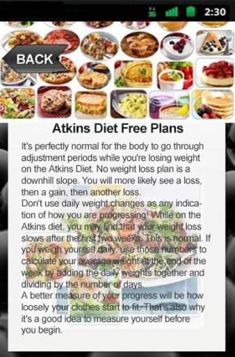 Atkins Diet Free Plans截图11