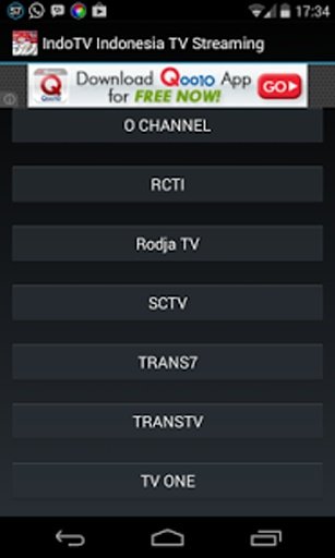 Indonesia TV Live - IndoTV截图2