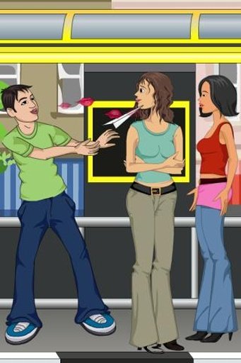 Bus Stop Flirt Game截图1