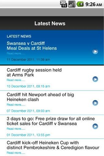 Cardiff RFC截图3