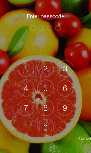 Fruit Lock Screen截图2