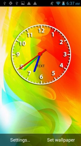 Rainbow Clock截图4