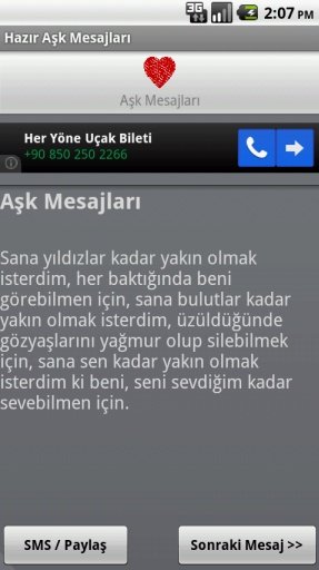 Hazır Aşk Mesajları截图9