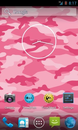 Pink Camo Live Wallpaper Free截图4