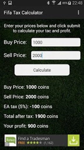 FUT Tax Calculator截图2