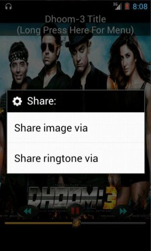 Latest Dhoom3 Ringtones 2013截图2