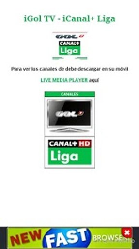 iGOL TV - iCanal+ Liga截图3