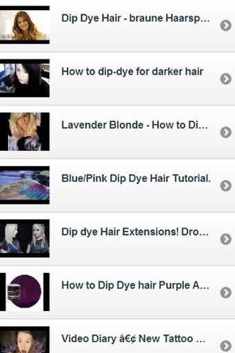 How to dip dye Hair Video截图6