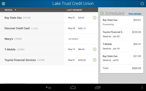 Lake Trust Credit Union截图1