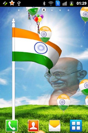 India Flying Flag Ballons Fall截图2