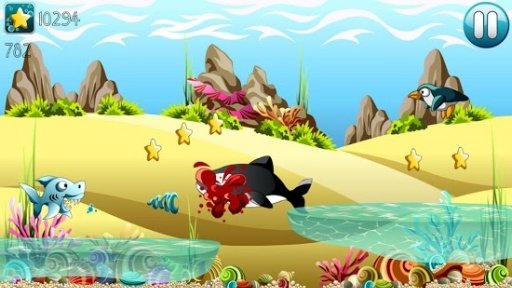 Hungry Shark Attack Games 2截图1