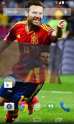 3D Juan Mata Live Wallpaper截图2