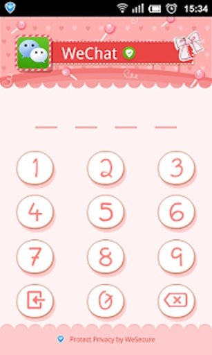 Pinkbaby applock theme截图3