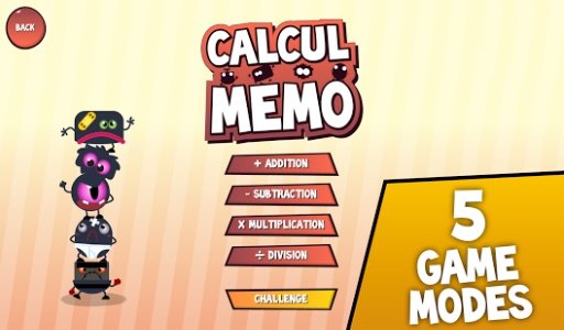 Calcul Memo : Maths &amp; Memory截图2