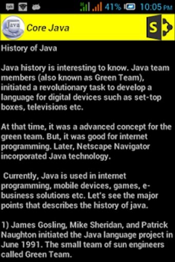 Core Java Tutorials截图5