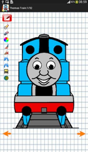 How to Draw : Thomas Train截图2