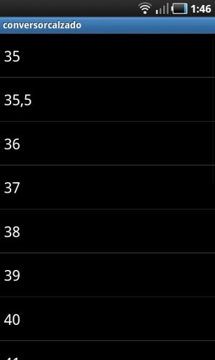 Shoe Size Converter截图2