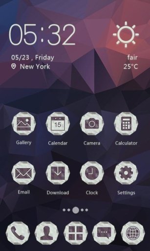 Geometry Galaxy Icons &amp; Theme截图1