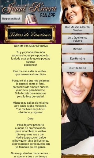 Jenni Rivera Fans App截图4