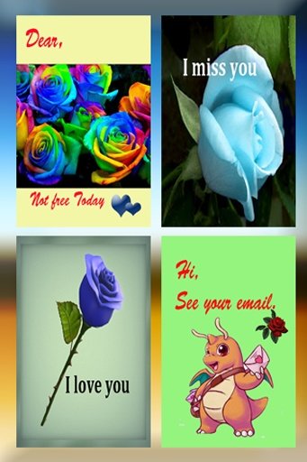 Rose cards in love截图8