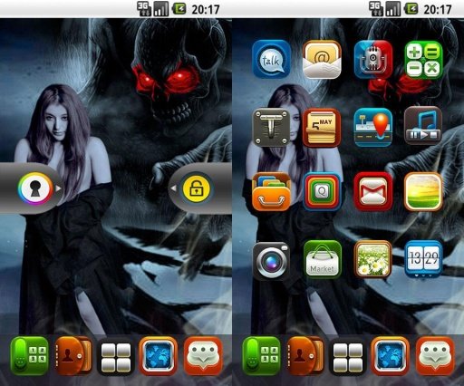 Skull Lock Screen截图3