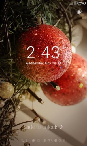 X-mas Photo Dodol Locker Theme截图4