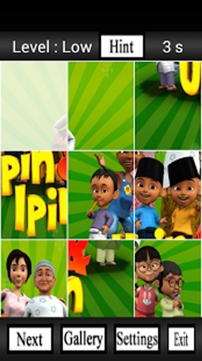 UPIN IPIN PUZZLES GAME截图1