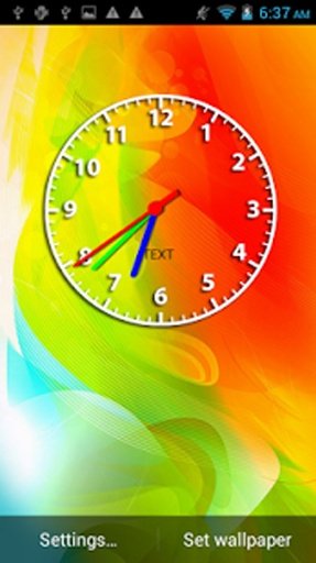 Rainbow Clock截图2