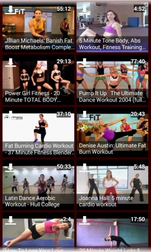 Cardio fitness workout videos截图5