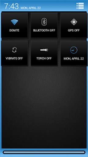 Simple Blue CM10 Theme Free截图1