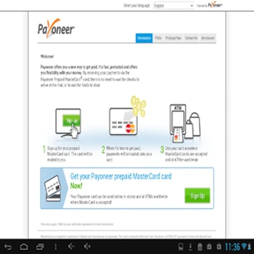 Payoneer Signup截图1